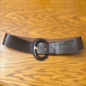 Brave leather belt